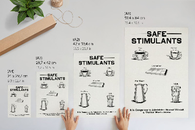 Stampa su tela Stimolanti sicuri secondo il Comitato scientifico per l'assorbimento di Dominion
