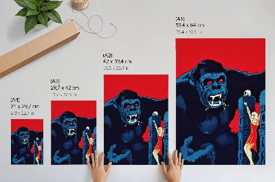 Poster Locandina del film danese King Kong (1933)