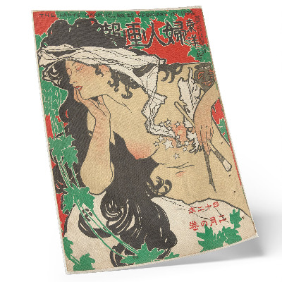 Foto su tela Febbraio 1909 (1909) di Kaburaki Kiyokata