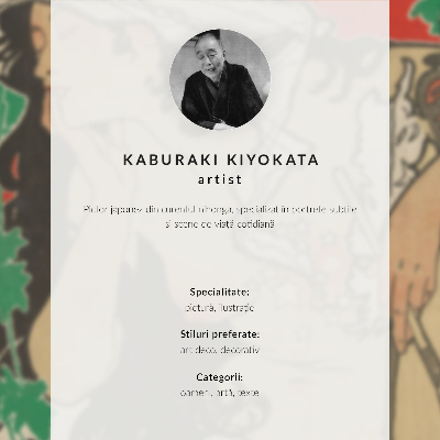 Foto su tela Febbraio 1909 (1909) di Kaburaki Kiyokata