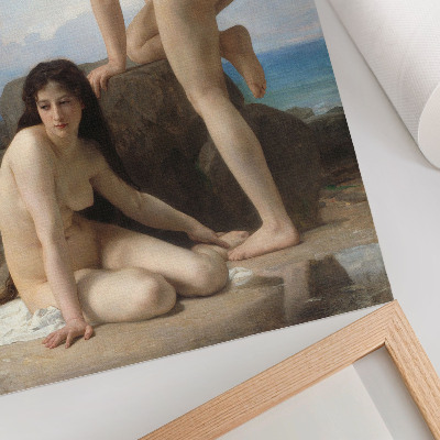 Poster Donne che fanno il bagno di William Adolphe Bouguereau