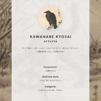Stampa su tela Gatto che cattura una rana di Kawanabe Kyosai