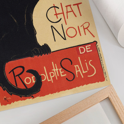 Stampa su tela Tournée du Chat Noir (1896) di Théophile Alexandre Steinlen