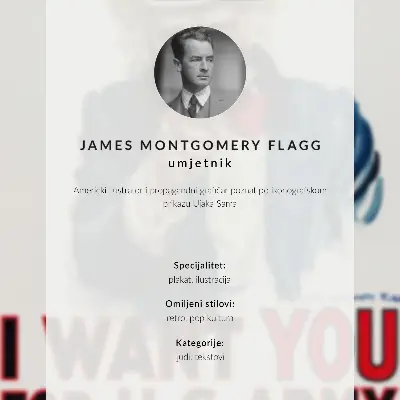 Poster Manifesto di ricerca per soldati americani una litografia estetica di James Montgomery Flagg