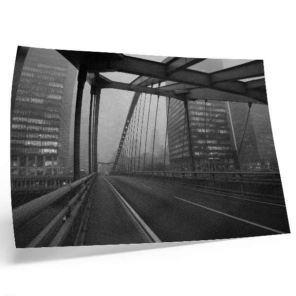 Poster City Bridge, edifici maestosi, eleganza austera