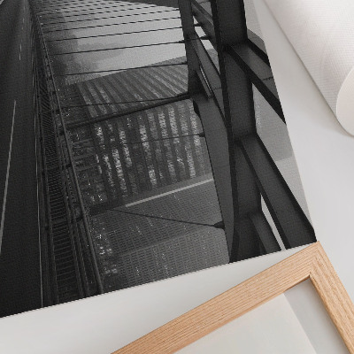 Poster City Bridge, edifici maestosi, eleganza austera