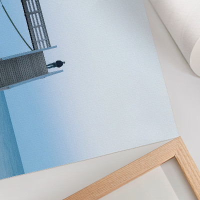 Poster murale di alta qualità Minimalismo, pace, persona, scale, architettura