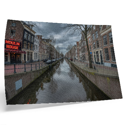 Poster Canale, architettura delicata, cielo suggestivo