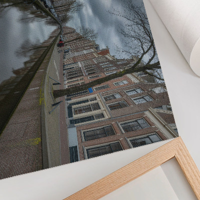 Poster Canale, architettura delicata, cielo suggestivo