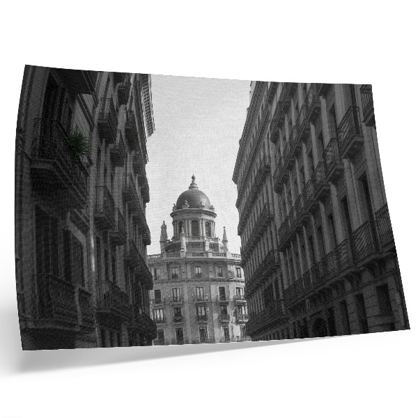 Stampa su tela moderna Facciate simmetriche di edifici storici dell'architettura urbana