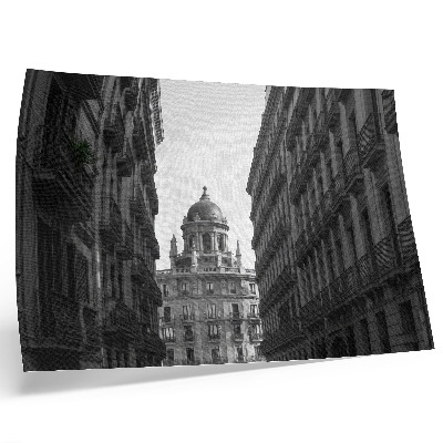 Stampa su tela moderna Facciate simmetriche di edifici storici dell'architettura urbana