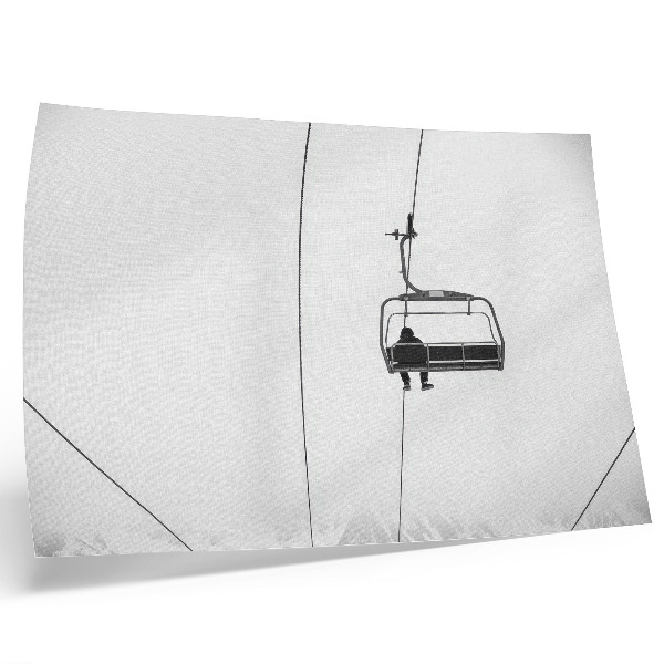 Poster murale di alta qualità Minimalismo, solitudine, pace, paesaggio invernale