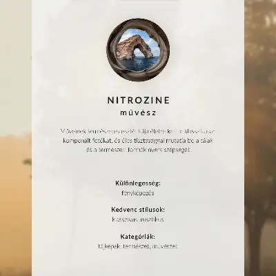 Poster dai colori saturi con paesaggio lacustre dai colori autunnali e atmosfera tranquilla