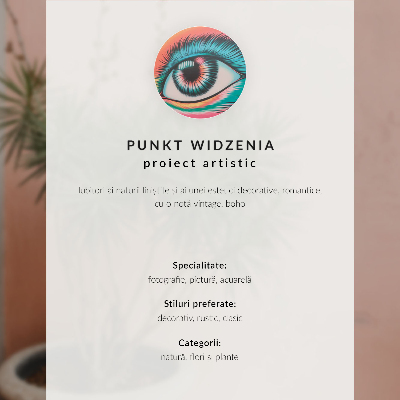 Stampa su tela moderna Una vivace strada cittadina con una bolla riflettente