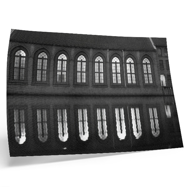 Poster Simmetria, riflessione, eleganza architettonica, armonia