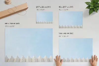 Poster murale di architettura moderna con linee minimaliste di alta qualità