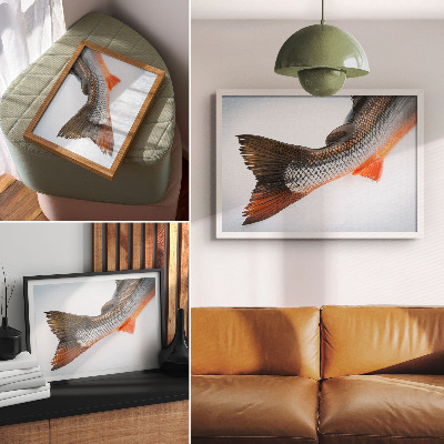 Poster Squame naturali e colori dinamici in primo piano