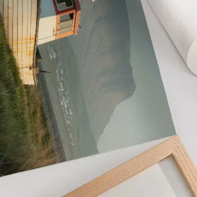 Poster da parete di alta qualità panorama montano di Łódź con atmosfera nostalgica