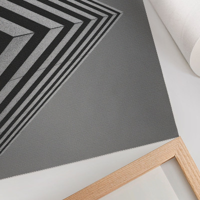Poster dai colori saturi Simmetria, linee, monocromia, composizione dinamica