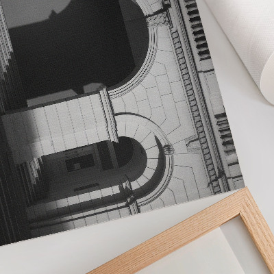 Stampa su tela moderna Architettura elegante, archi classici, ombre