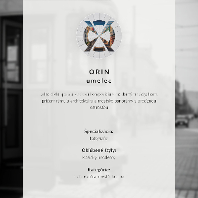 Poster Una città notturna dall'architettura maestosa