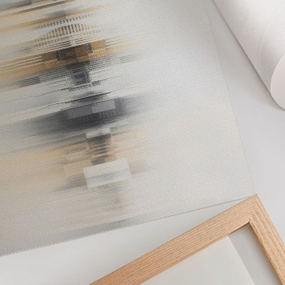 Poster murale di alta qualità Architettura urbana moderna nella nebbia