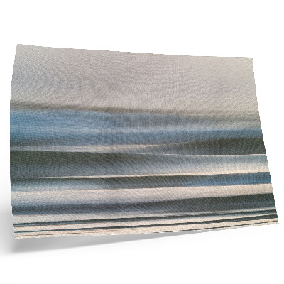 Stampa su tela moderna Delicate onde pastello nelle sfumature del blu