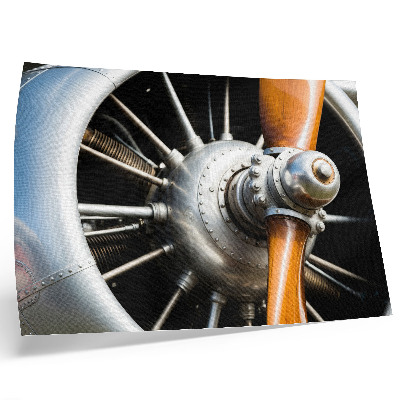 Poster Elementi dell'elica in metallo dall'aspetto industriale