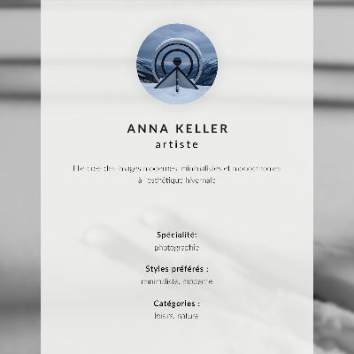 Poster onde dell'oceano surfista calmo minimalista