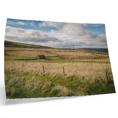 Poster dai colori saturi Paesaggio pittoresco, natura, cottage, solitudine