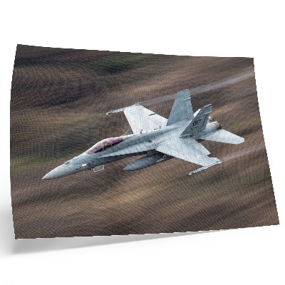 Poster Un moderno caccia in volo
