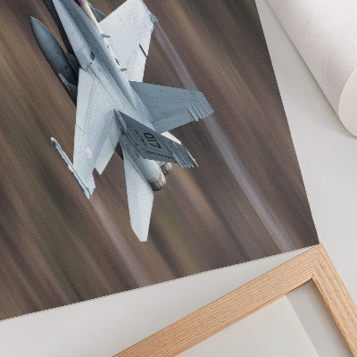 Poster Un moderno caccia in volo