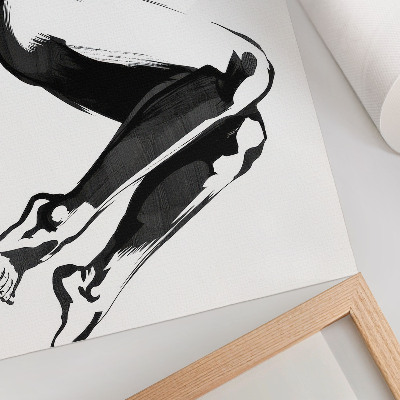Poster Astrazioni in bianco e nero, armonia e modernità