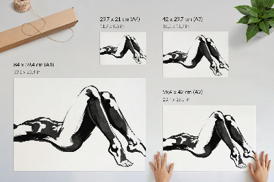 Poster Astrazioni in bianco e nero, armonia e modernità