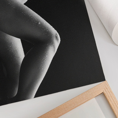 Poster Estetica in bianco e nero con una composizione armoniosa