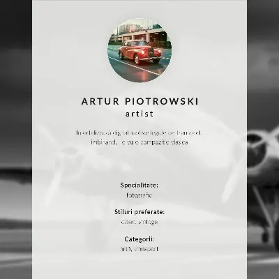 Poster aereo vintage con colori monocromatici saturi
