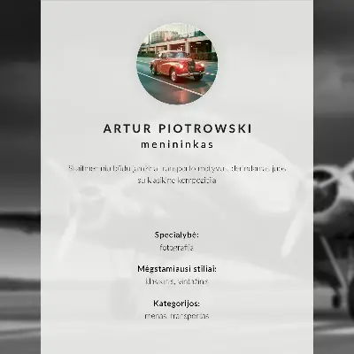 Poster aereo classico in tonalità giallo, grigio e blu