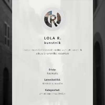 Stampa su tela moderna acque calme con edifici in mattoni e luce calda