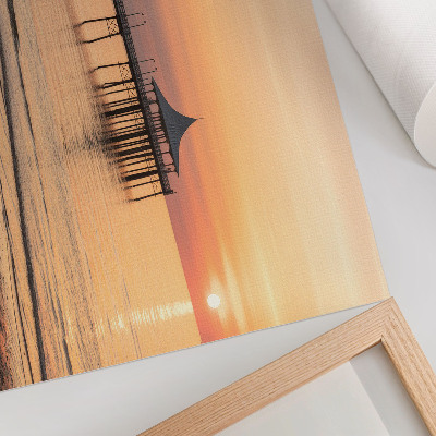 Poster murale di alta qualità Tramonto sull'acqua, una vista incantevole