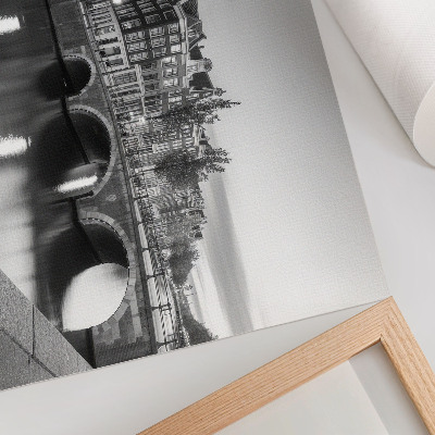Poster Ponti eleganti, architettura classica, canali
