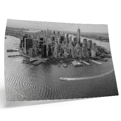 Stampa su tela moderna Panorama moderno dei grattacieli della città