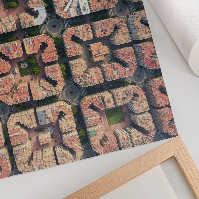 Poster Disposizione geometrica colori neutri città