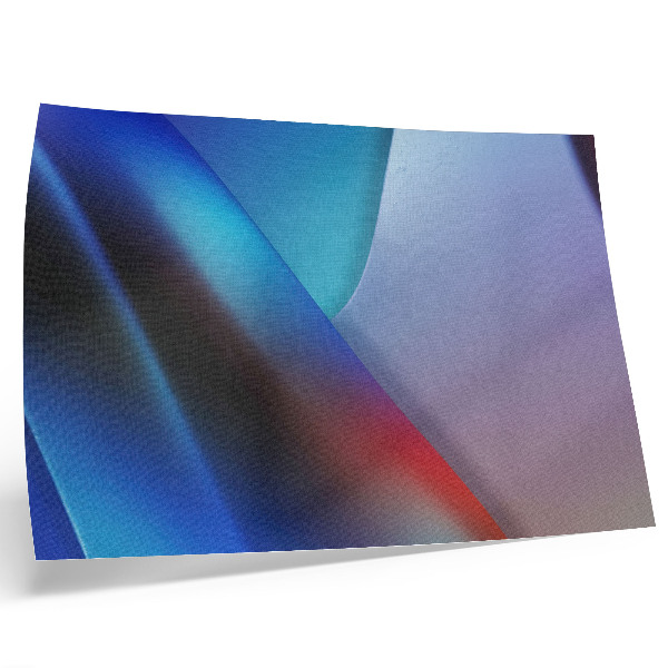 Poster Transizioni sfumate tra tonalità blu intenso e viola.