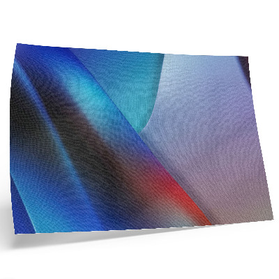 Poster Transizioni sfumate tra tonalità blu intenso e viola.