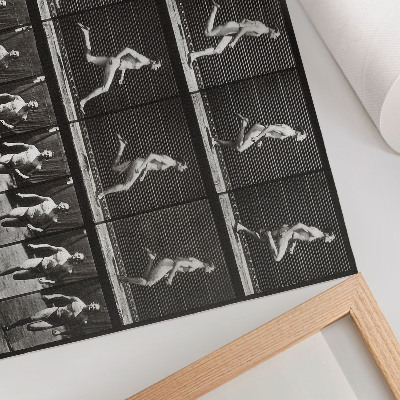 Poster murale di alta qualità Tavola 60 di Animal Locomotion (1887) fotografata da Eadweard Muybridge