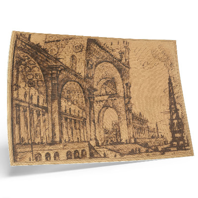 Poster Fantasia di una magnifica arte trionfale (1765) di Giovanni Battista Piranesi