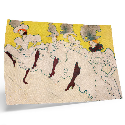 Poster murale di alta qualità La troupe di Mademoiselle Eglantine (1896) stampa ad alta risoluzione di Henri de Toulouse-Lautrec