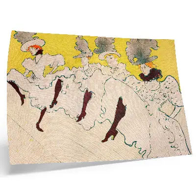 Stampa artistica La troupe di Mademoiselle Eglantine di Henri de Toulouse-Lautrec poster murale di alta qualità ad alta risoluzione