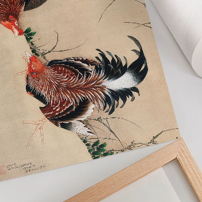 Poster dai colori saturi Dipinti di Katsushika Hokusai 