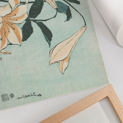 Stampa su tela moderna Gigli (1833–1834 circa) in alta risoluzione di Katsushika Hokusai